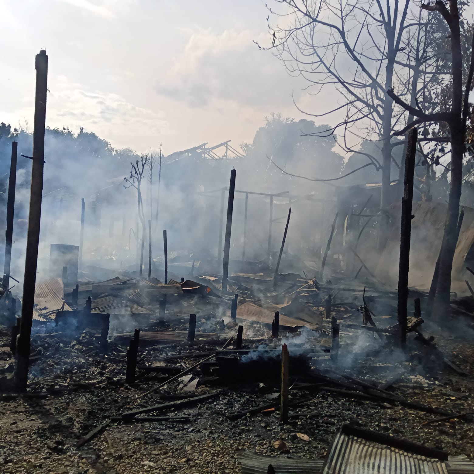 Dinsos Paser Segera Salurkan Bantuan Kepada Korban Kebakaran di Muara Komam